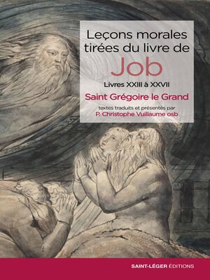 cover image of Leçons morales tirées du livre de Job, Livres XXIII à XXVII